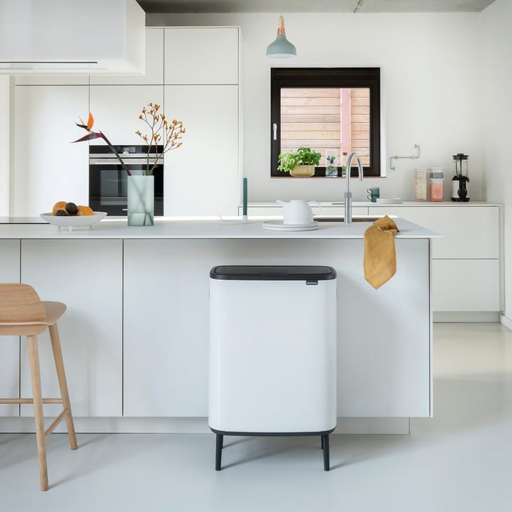 Caixote de toque Bo alto 60 L, Branco Brabantia