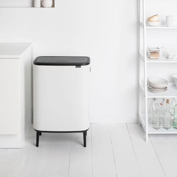 Caixote de toque Bo alto 60 L - Branco - Brabantia