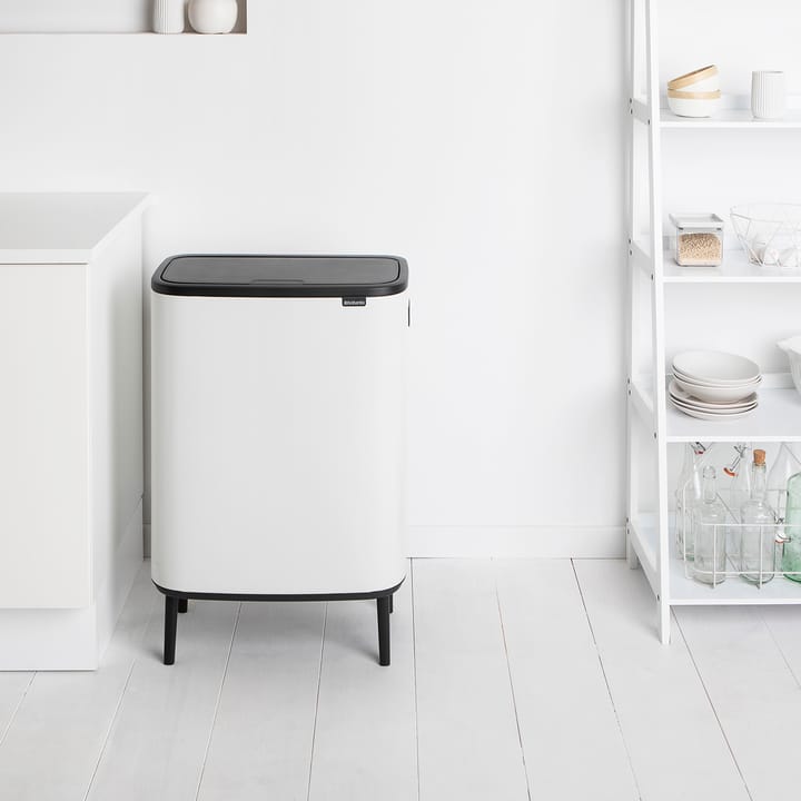 Caixote de toque Bo alto 60 L, Branco Brabantia