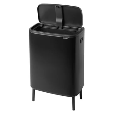 Caixote de toque Bo alto 60 L - Preto mate - Brabantia