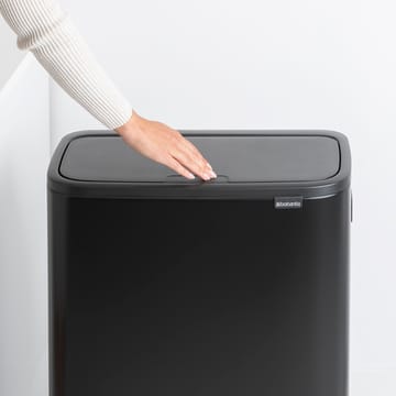 Caixote de toque Bo alto 60 L - Preto mate - Brabantia