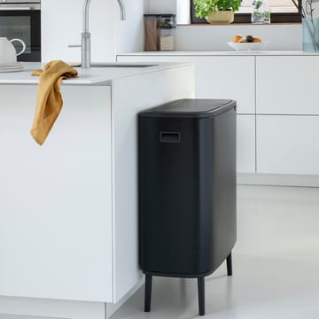 Caixote de toque Bo alto 60 L - Preto mate - Brabantia