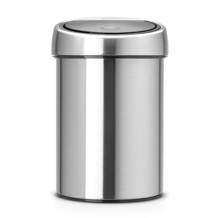 Caixote do lixo de montar na parede Touch Bin 3 litros - aço mate - Brabantia