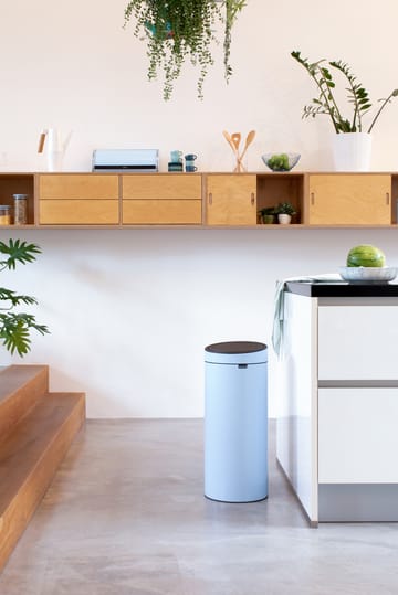 Caixote do lixo Touch Bin 30 litros - Dreamy blue - Brabantia