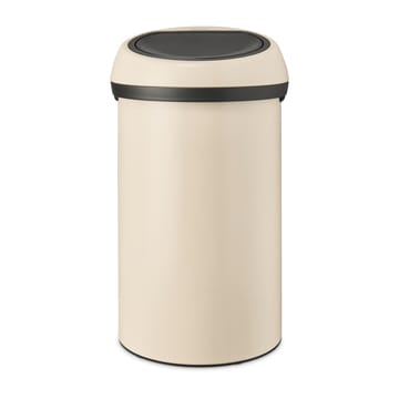 Caixote redondo Touch Bin 60 litros - Soft beige - Brabantia