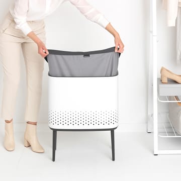 Cesto de roupa Bo 60 L - branco - Brabantia