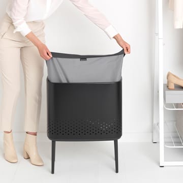 Cesto de roupa Bo 60 L - preto mate - Brabantia