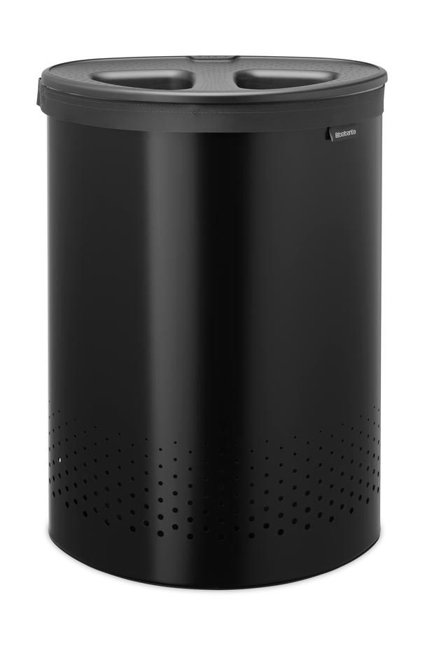 Cesto de roupa Brabantia seletor 55 L - Preto fosco - Brabantia