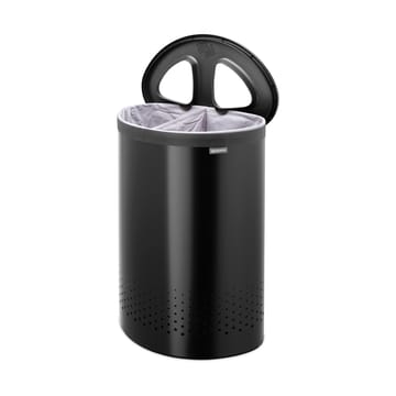 Cesto de roupa Brabantia seletor 55 L - Preto fosco - Brabantia