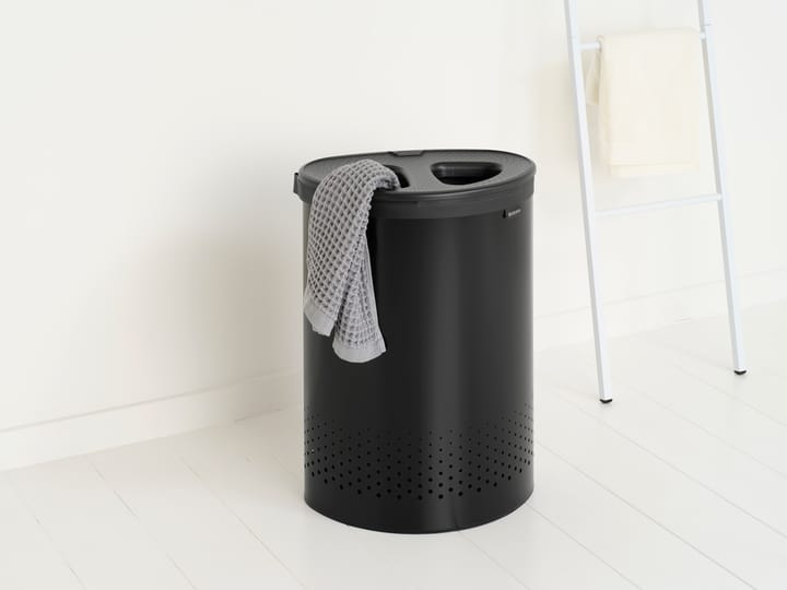 Cesto de roupa Brabantia seletor 55 L, Preto fosco Brabantia