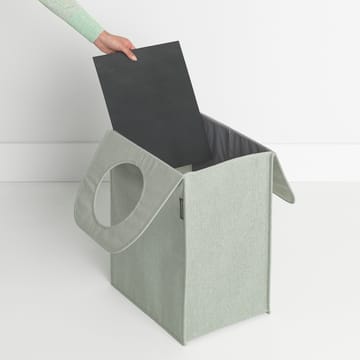 Cesto de roupa de tecido Brabantia retangular 55 litros - verde - Brabantia