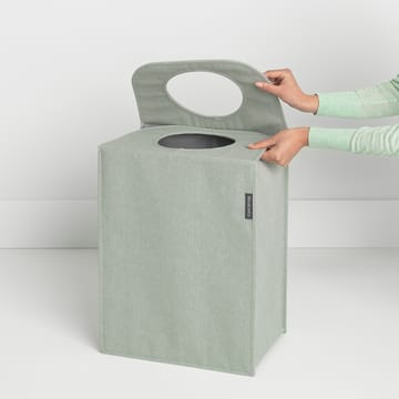 Cesto de roupa de tecido Brabantia retangular 55 litros - verde - Brabantia