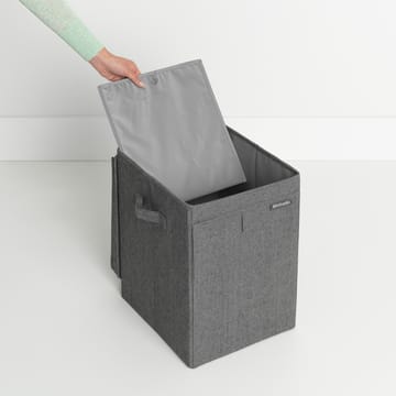 Cestos Brabantia empilháveis 35 l. - dark grey - Brabantia