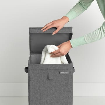 Cestos Brabantia empilháveis 35 l. - dark grey - Brabantia