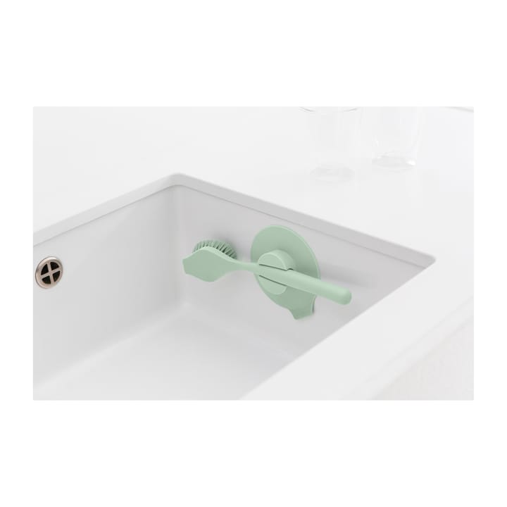 Escova de louça Brabantia com ventosa, Jade green Brabantia