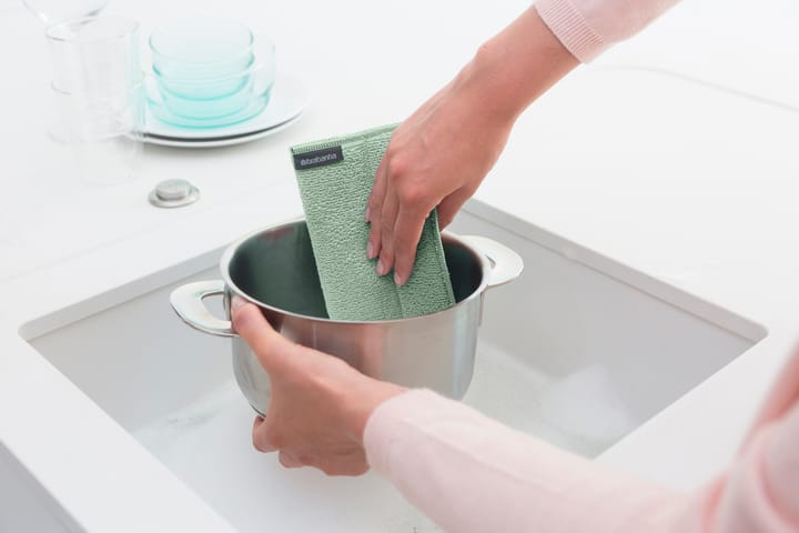 Esponja micro-fibra Sinkside 3 un., Jade green Brabantia