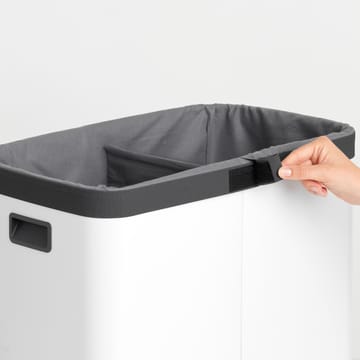 Forro de cesto para roupa suja Bo 2x45 L - cinza - Brabantia