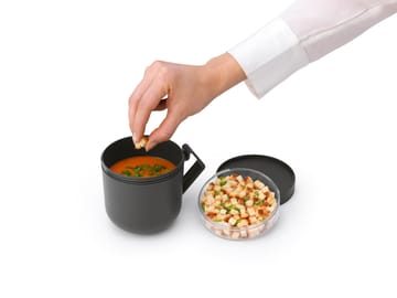 Make & Take Caneca para sopa 0.6 L - Cinza escuro - Brabantia