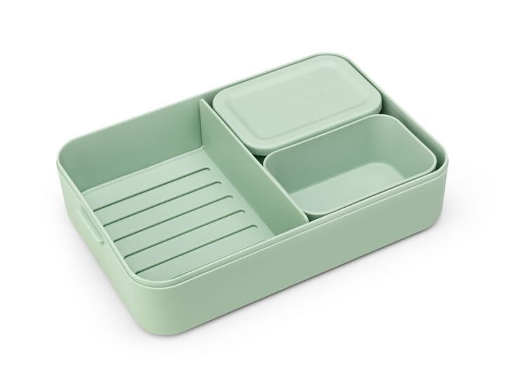 Make & Take lancheira Bento grande 2 L, Verde jade Brabantia