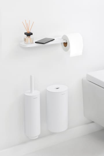 Porta-rolos com prateleira MindSet - Mineral Fresh White - Brabantia