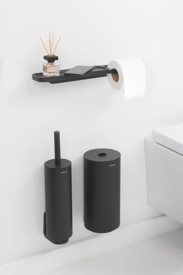 Porta-rolos com prateleira MindSet - Mineral Infinite Grey - Brabantia