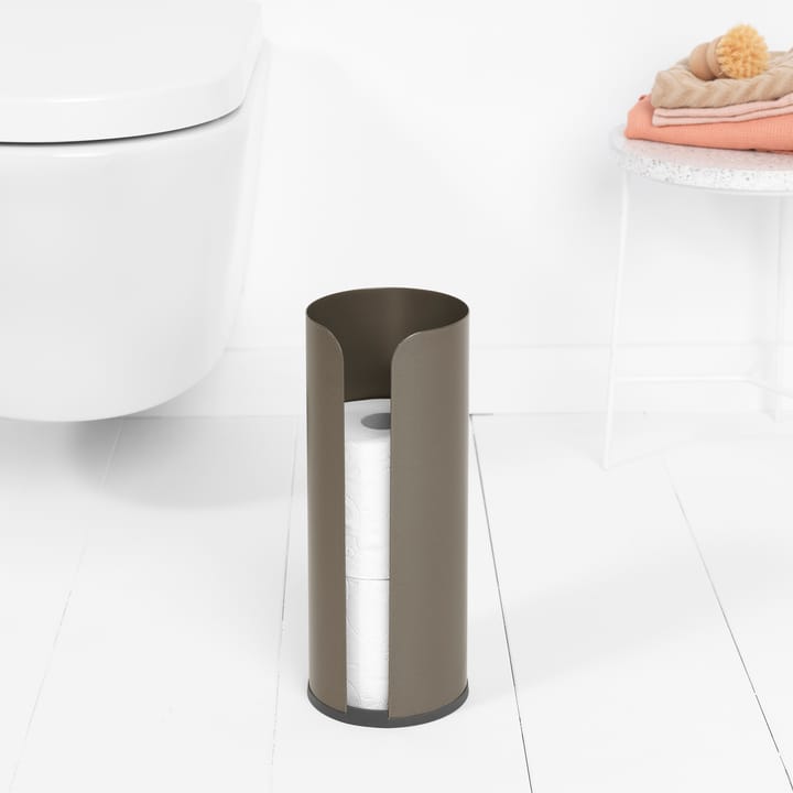 Porta-rolos de casa de banho Brabantia, platina Brabantia