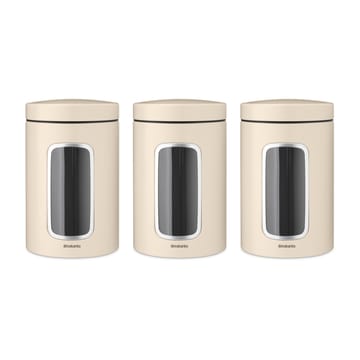 Pote Brabantia 1.4 liter 3 un. - Soft beige - Brabantia