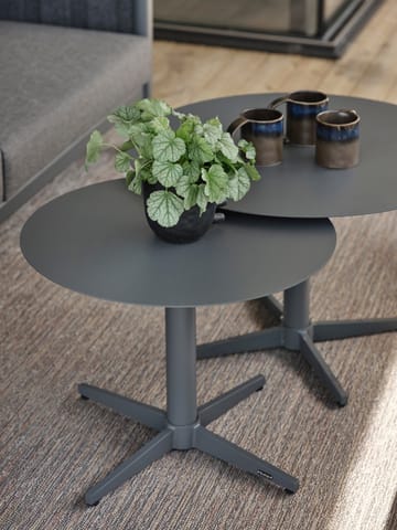 Mesa de centro Mill - Anthracite, Large Ø75 cm - Brafab