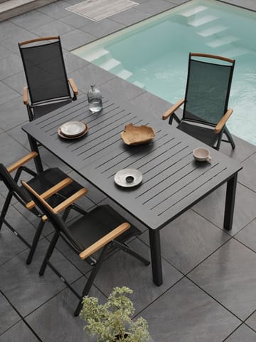 Mesa de jantar Lomma extensível - Anthracite 194-312 cm - Brafab