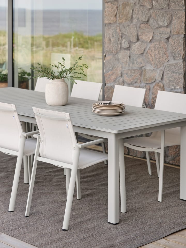 Mesa de jantar Lomma extensível, Light grey 194-312 cm Brafab