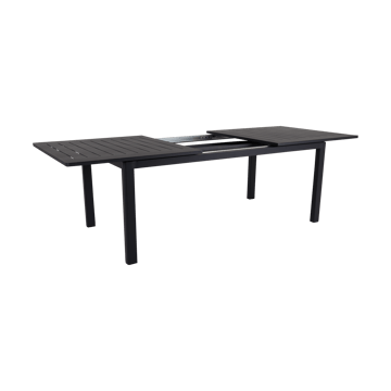 Mesa de jantar Lomma extensível - Preto 194-312 cm - Brafab