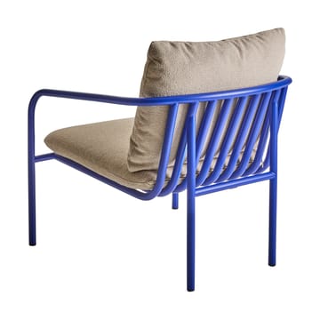 Poltrona Bendt lounge - Teddy beige-indigo blue - Brafab