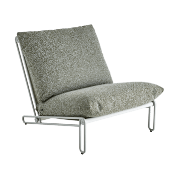 Poltrona Blixt lounge - Light grey-teddy verde - Brafab