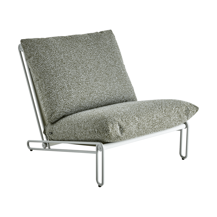 Poltrona Blixt lounge - Light grey-teddy verde - Brafab