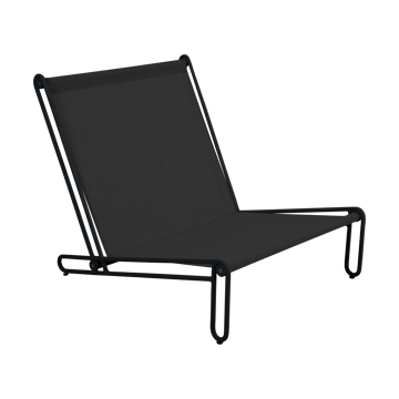 Poltrona Blixt lounge - Preto-clay beige - Brafab