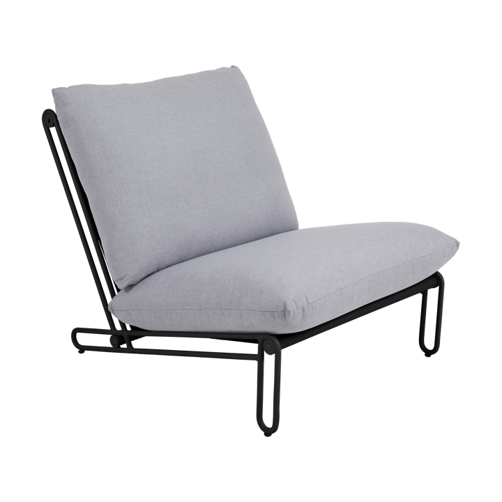 Poltrona Blixt lounge - Preto-sky grey - Brafab