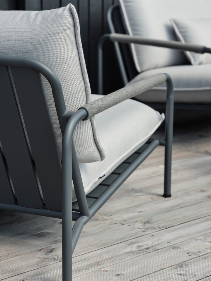 Poltrona Lerberget lounge, Anthracite-buxo Brafab