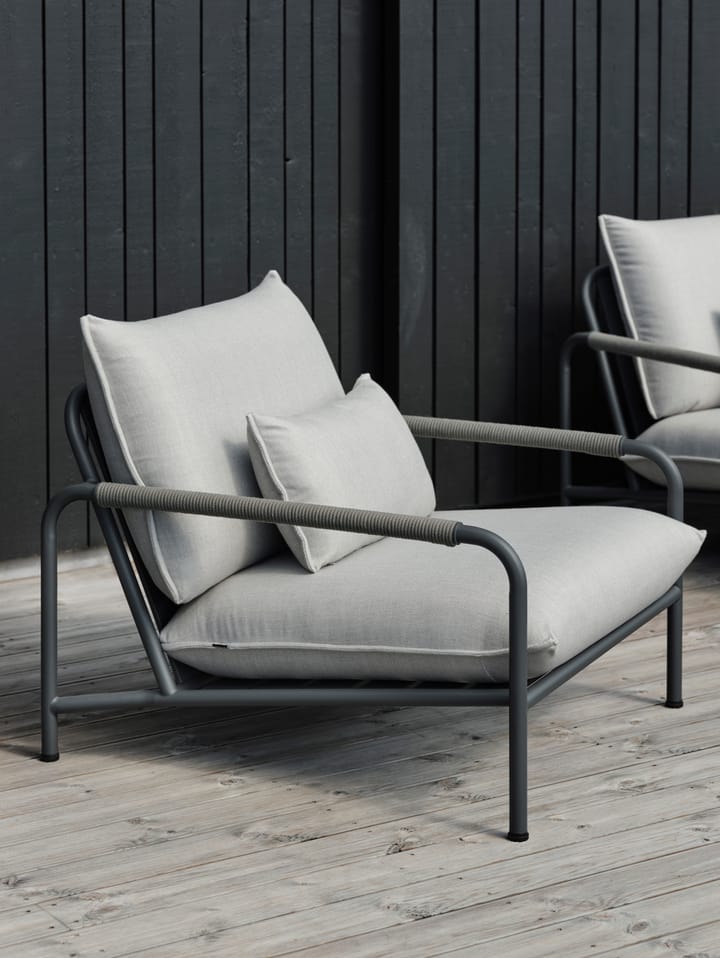 Poltrona Lerberget lounge, Anthracite-buxo Brafab