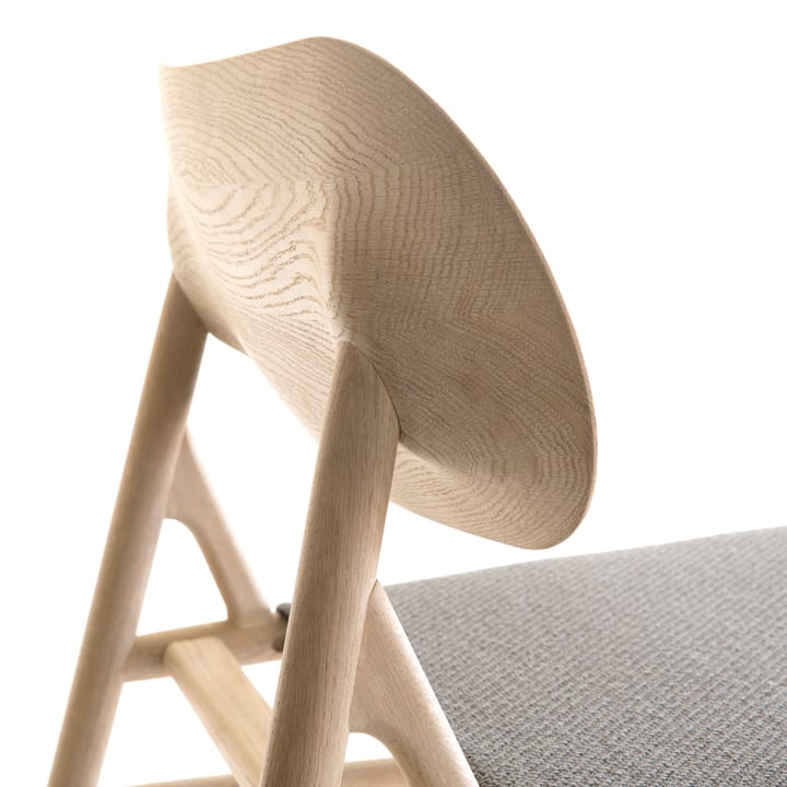 Cadeira lounge Ferdinand - Couro Conhaque, estrutura carvalho verniz  - Brdr. Krüger