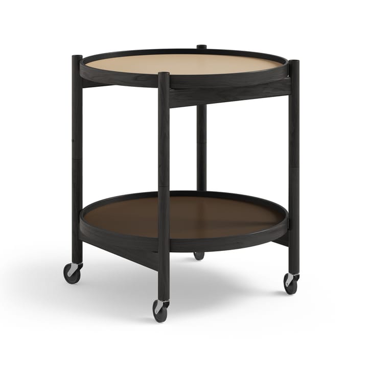 Carrinho de mesa Modelo 50 Bølling Tray  - terra, estrutura de carvalho preto lacado  - Brdr. Krüger