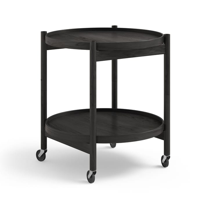 Carrinho de mesa Modelo 50 Bølling Tray - Verniz preto de carvalho, estrutura carvalho lacado a preto - Brdr. Krüger