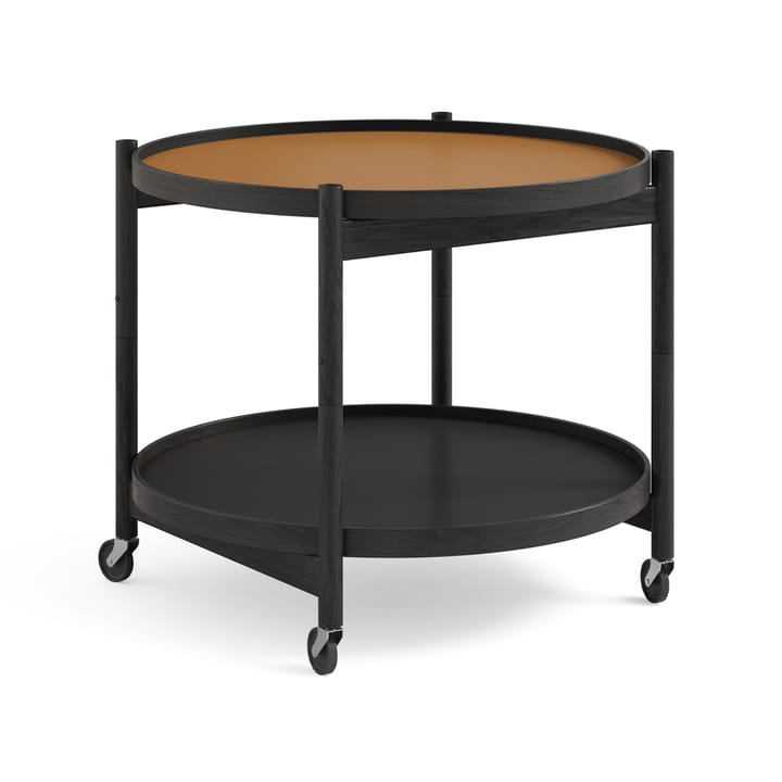 Carrinho de mesa Modelo 60 Bølling Tray - Argila, estrutura de carvalho lacado preto - Brdr. Krüger