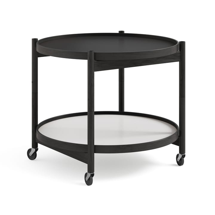 Carrinho de mesa Modelo 60 Bølling Tray - base, estrutura de carvalho preto lacado  - Brdr. Krüger