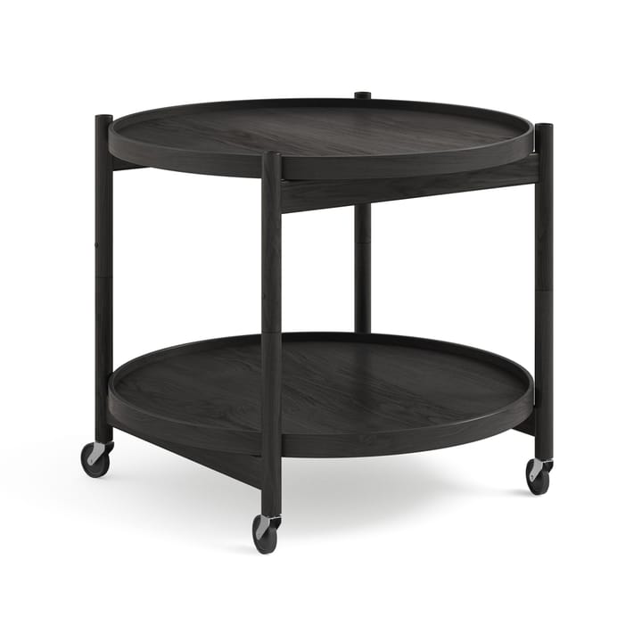 Carrinho de mesa Modelo 60 Bølling Tray - Verniz preto de carvalho, estrutura carvalho lacado a preto - Brdr. Krüger