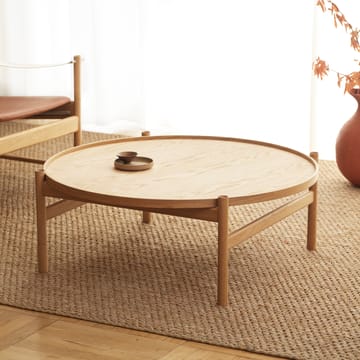 Mesa de centro HB Ø100 cm - Verniz carvalho  - Brdr. Krüger