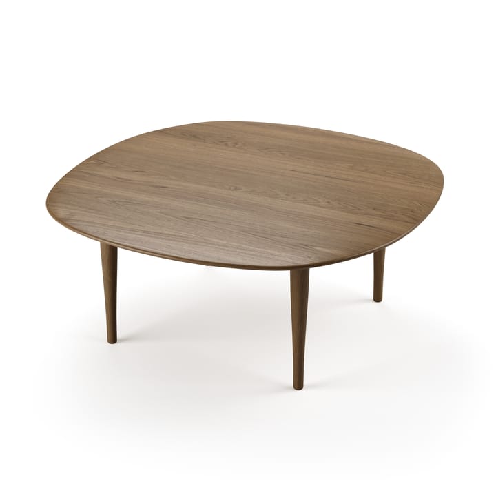 Mesa de centro Jari Ø85 cm - Verniz carvalho fumado - Brdr. Krüger