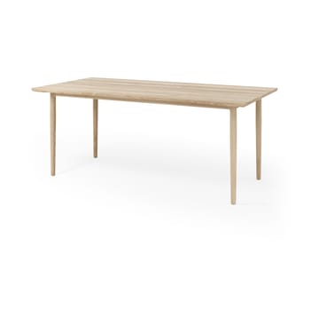 Mesa de jantar Arv 90x180 cm  - Branco Verniz carvalho - Brdr. Krüger