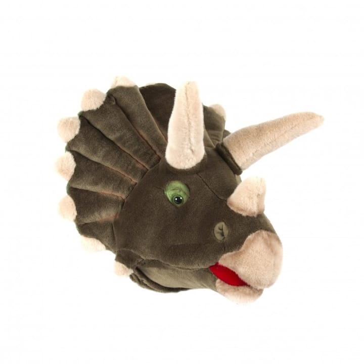 Cabeça de dinossauro para parede em peluche  - Dinosaurs - Brigbys