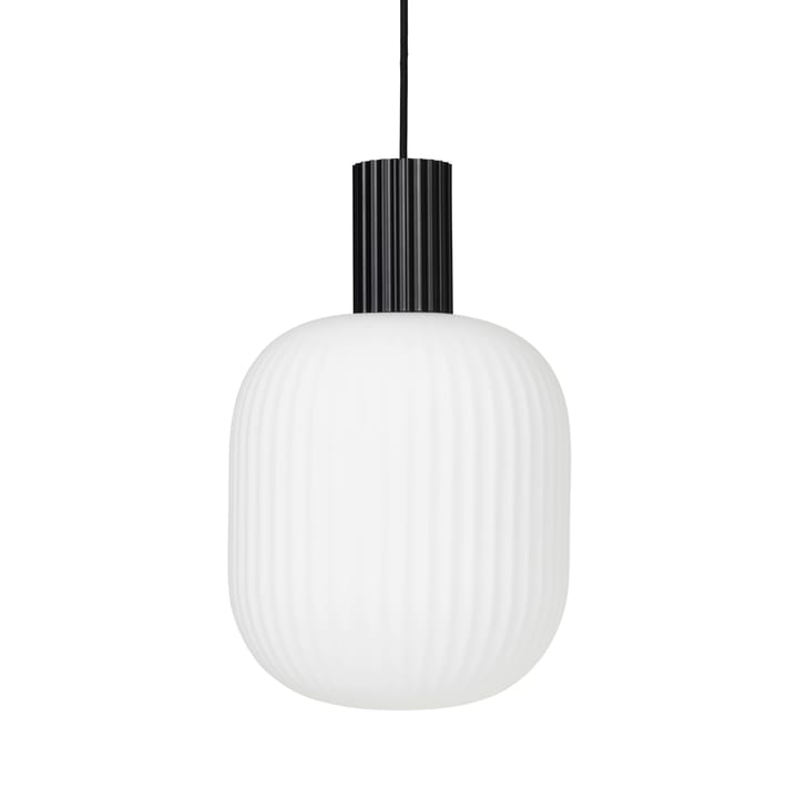 Candeeiro suspenso Lolly - preto e branco-Ø27 cm - Broste Copenhagen