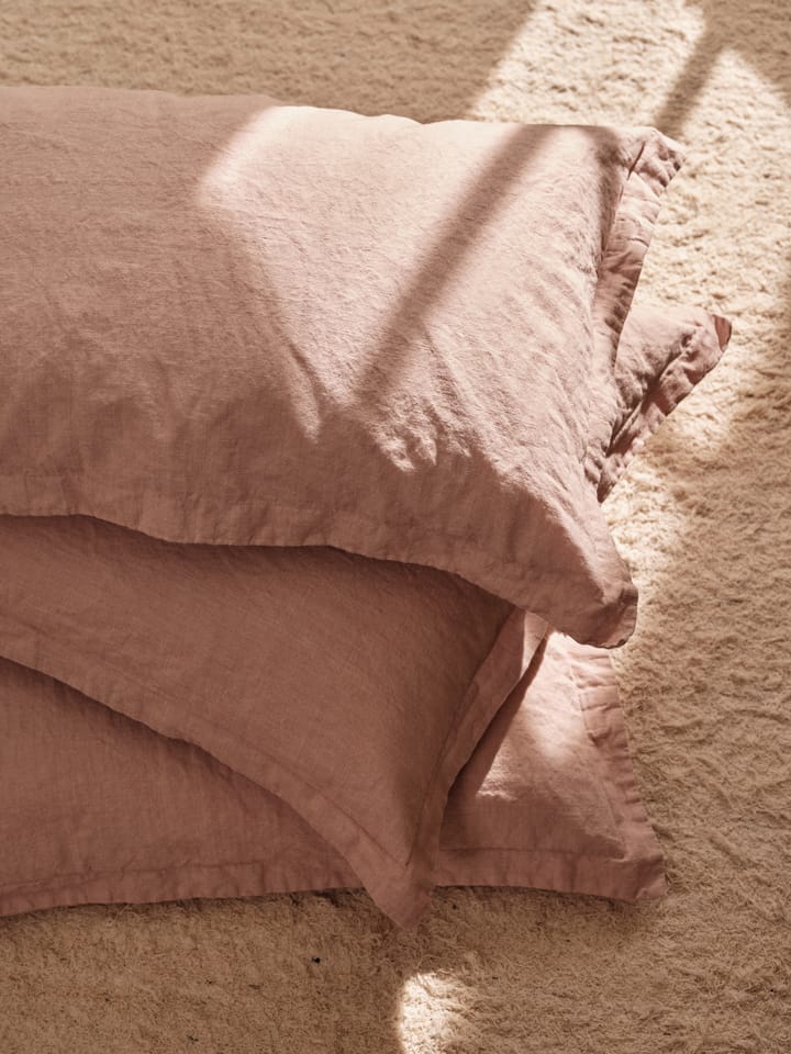 Capa de almofada Linn 60x60 cm, Mauve pink Broste Copenhagen